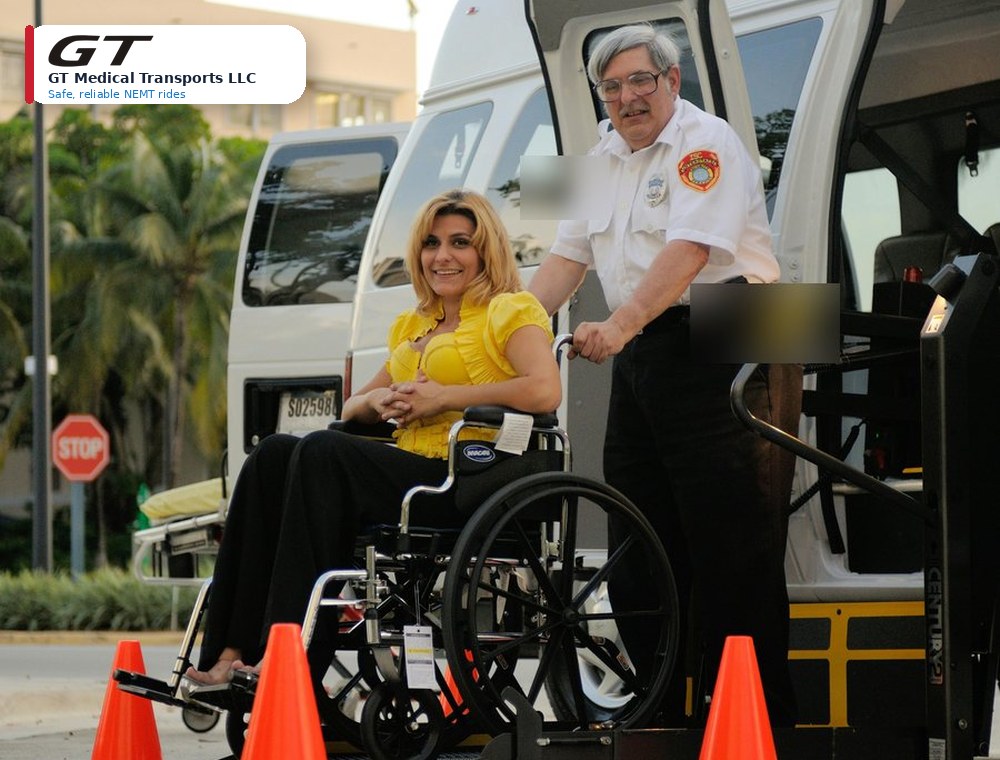 GT Medical Transports LLC branded non-emergency medical transportation service