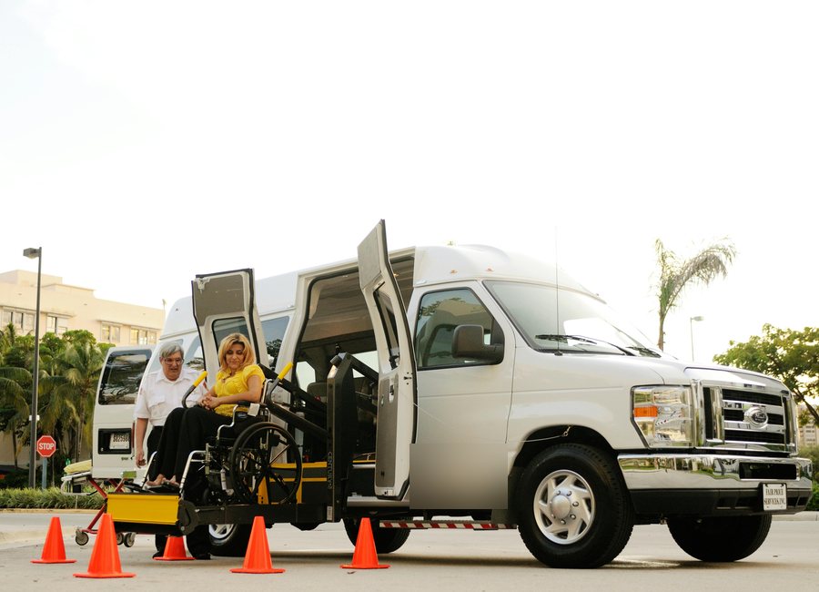 Wheelchair transportation van service