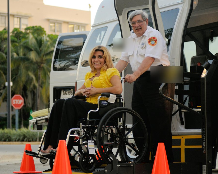 Wheelchair accessible non-emergency medical transportation van in Arizona
