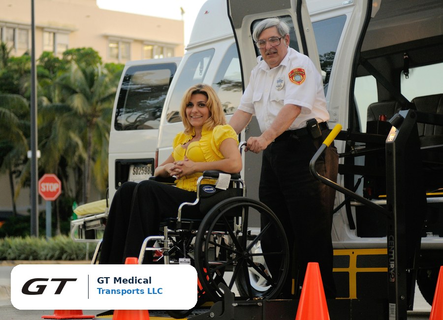 Hospital discharge non-emergency transportation service